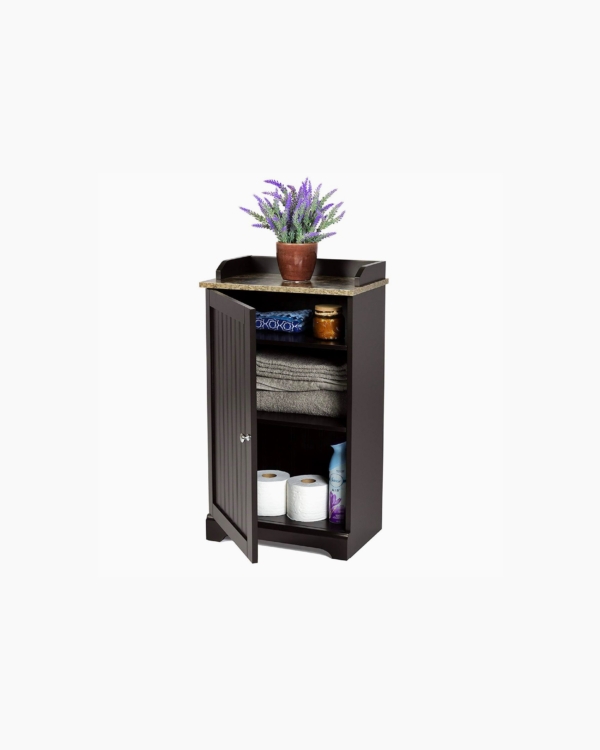 Contemporary Bathroom Floor Storage